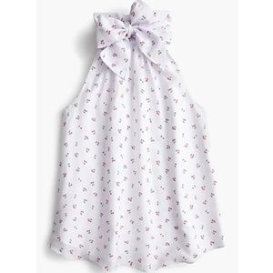 J. Crew Cherry Print Halter Top size 8T